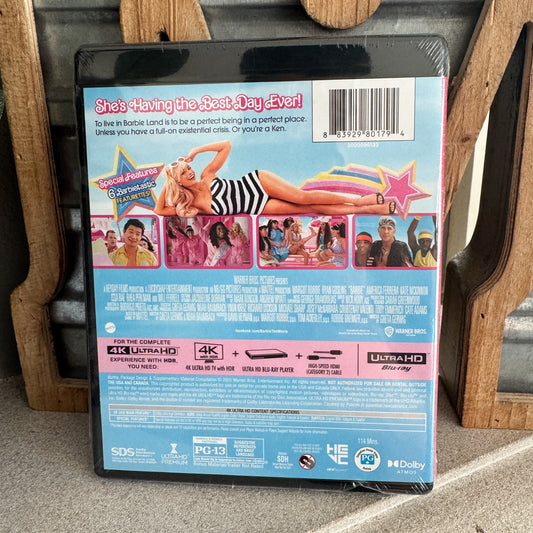 Barbie 4k Blu Ray (sealed)